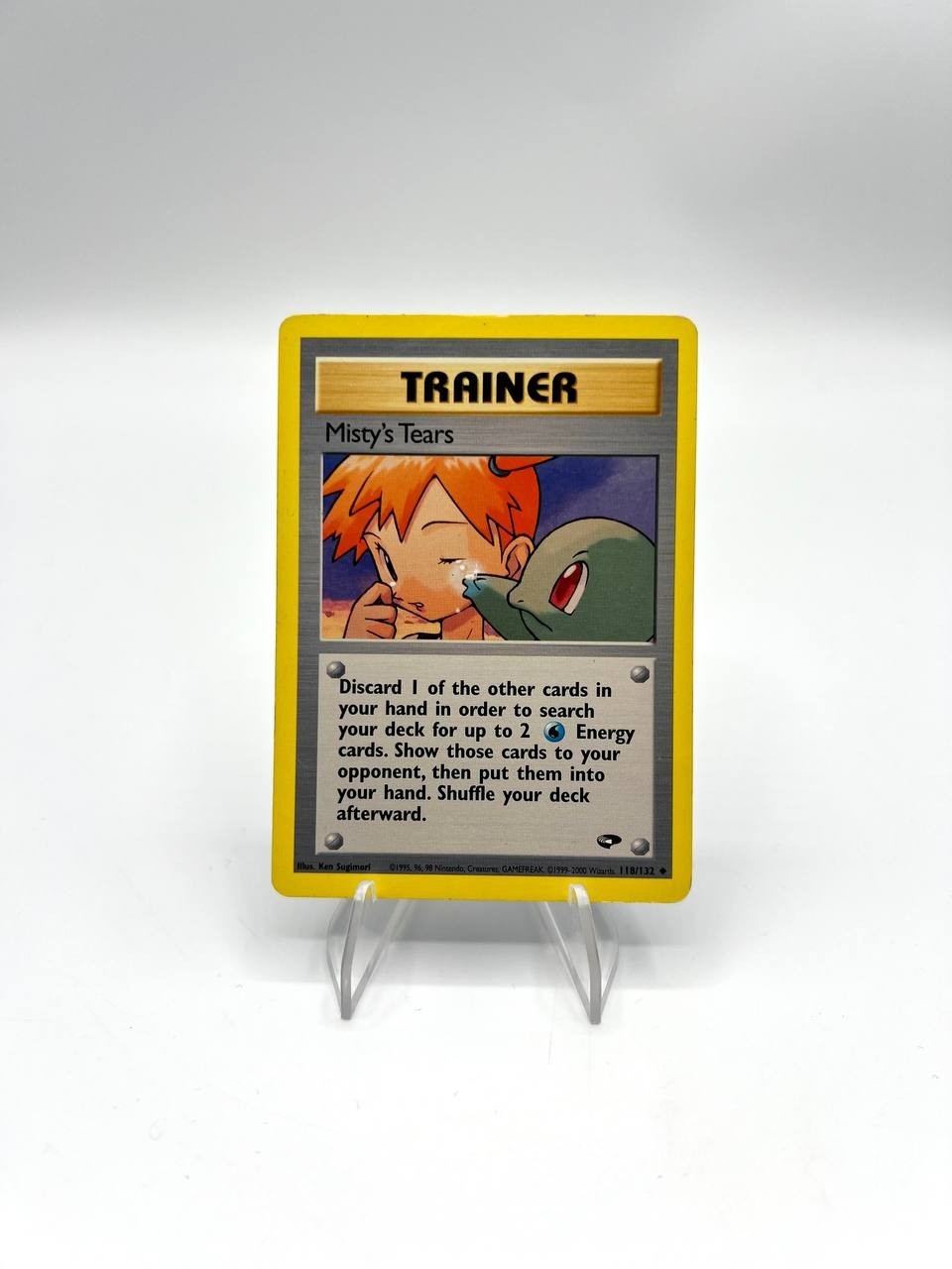 Carta Pokemon Misty's Tears set Gym Challenge 118/132 Vintage Inglese Good