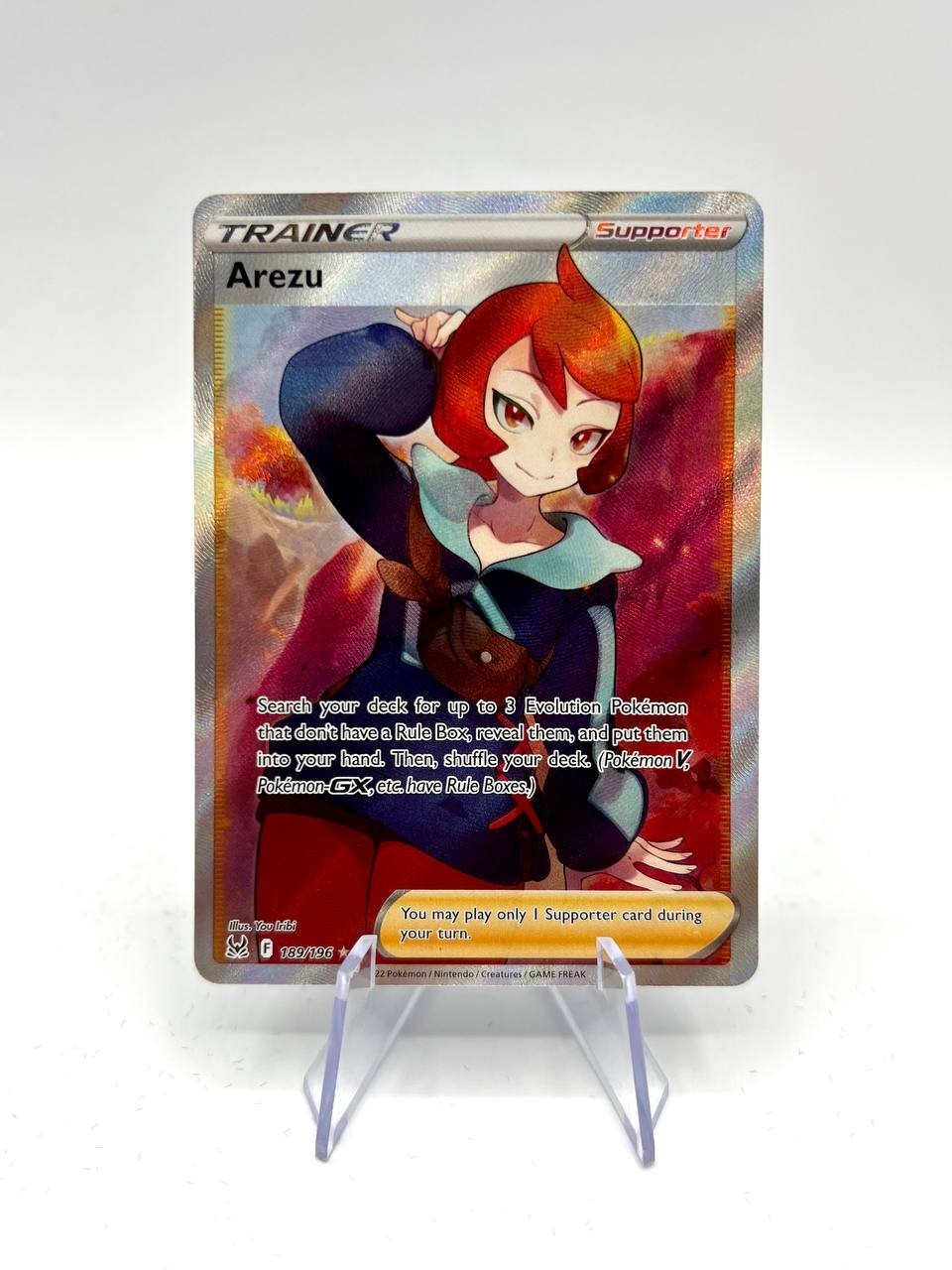Pokemon Arezu 189/196 Verlorener Ursprung English near mint trainer full art