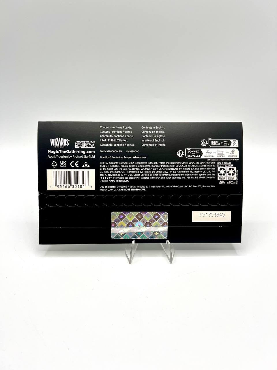 MTG Secret Lair x Sonic The Hedgehog Friends & Foes No Foil Edition SEALED
