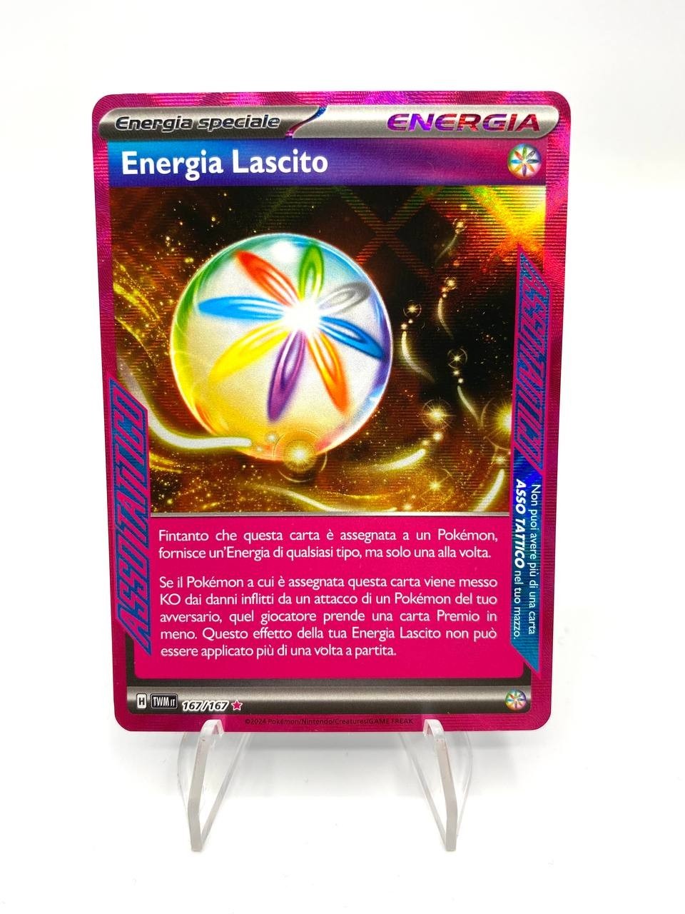 Carta Pokemon ENERGIA LASCITO TWM 167/167 Crepuscolo Mascherato ITALIANO NM