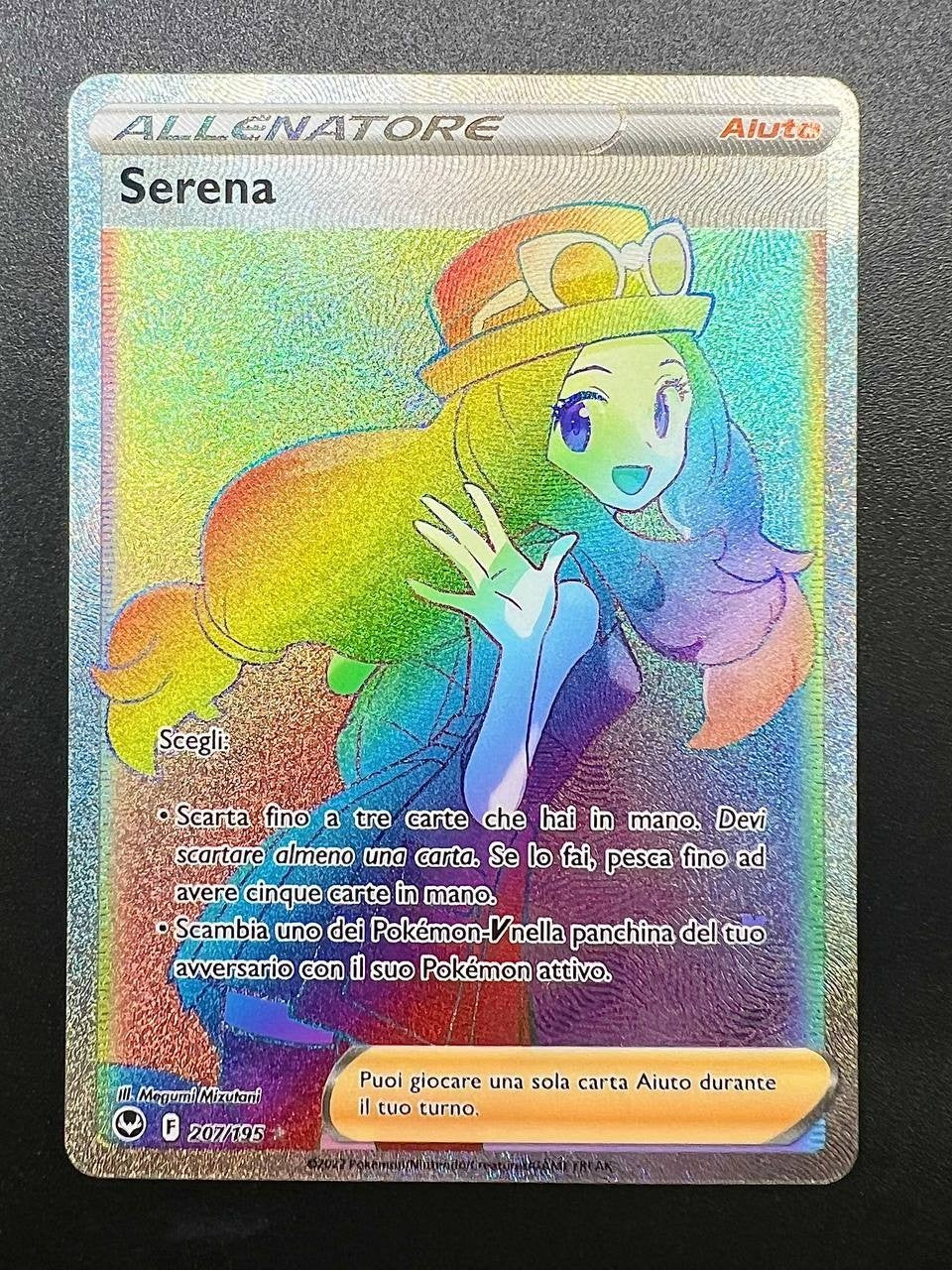 Carta pokemon Serena 207/195 SIT Tempesta argentata Italiano Holo Near mint