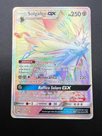 Carta Pokemon Solgaleo GX 155/149 Set sole e Luna Holo Rainbow Italiano NM