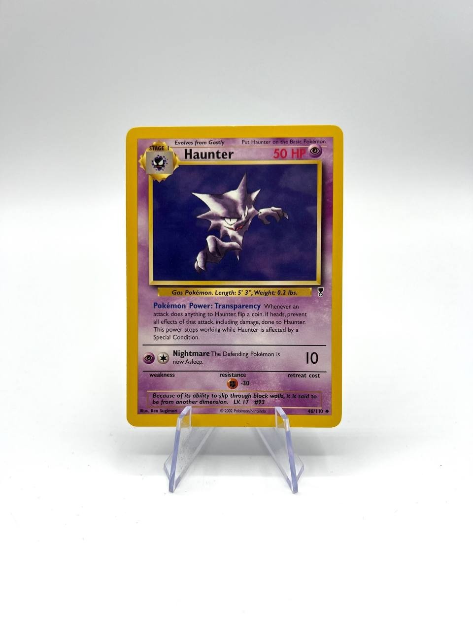 Carta pokemon Legendary Collection Haunter 46/110 Excellent Vintage Inglese