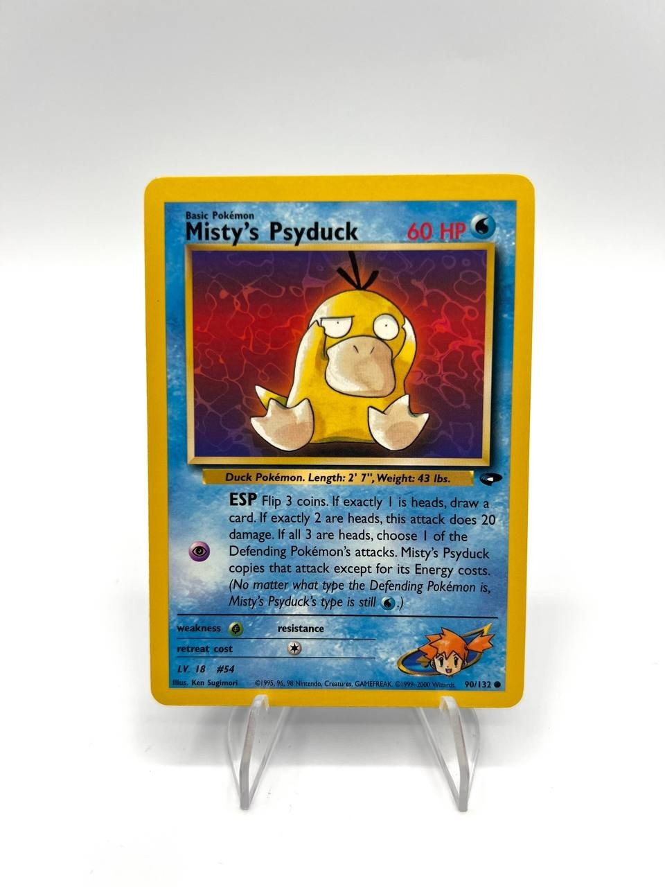 Pokemon Card Misty's Psyduck Gym Challenge 90/132 inglese excellent vintage