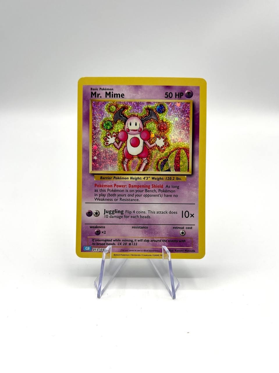 Carta pokemon Mr. Mime CLB 013/034 set Classic Collection Holo Inglese Near mint