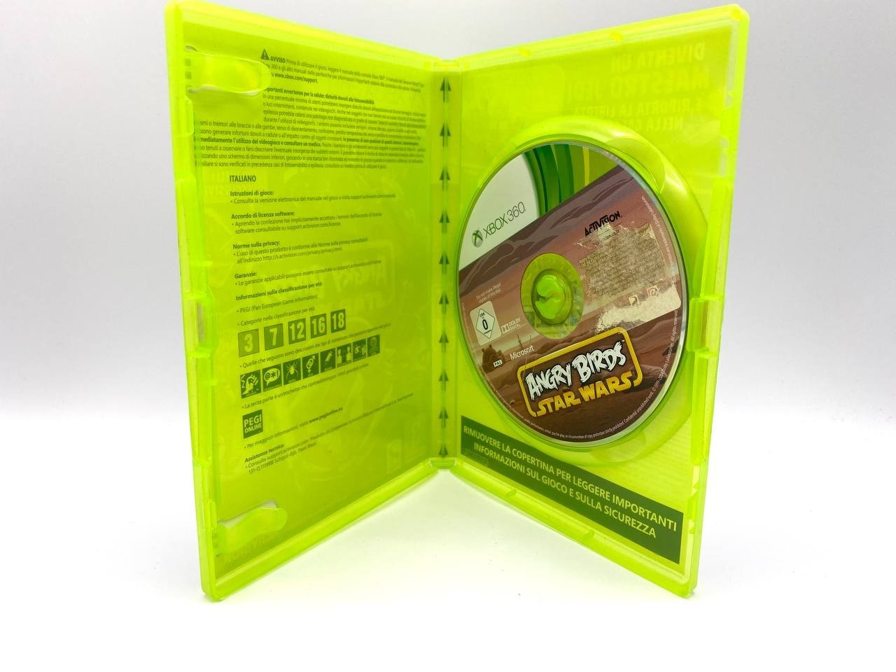 Angry Birds Star Wars Microsoft Xbox 360 Activision Completo Funzionante ITA