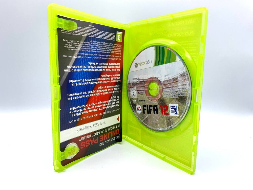 FIFA 12 FOOTBALL 2012 MICROSOFT XBOX 360 PAL ITALIANO ORIGINALE COMPLETO
