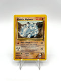 Carta pokemon Blaine's Rhyhorn 65/132 set Gym Challenge Excellent Vintage ENG
