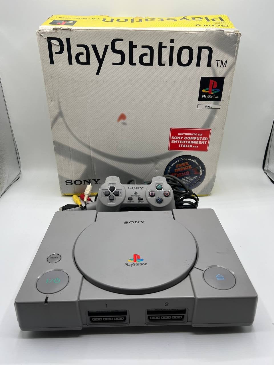 Console Sony Playstation 1 PS1  COMPLETA + CONTROLLER + CAVI scph-5502