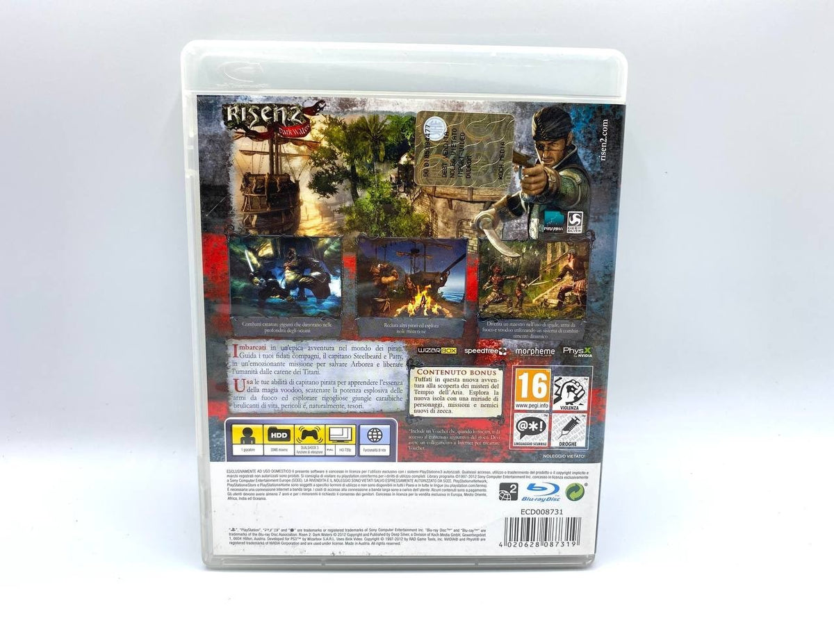 Videogioco PlayStation PS3 Risen 2 Dark Waters Completo Funzionante Italiano
