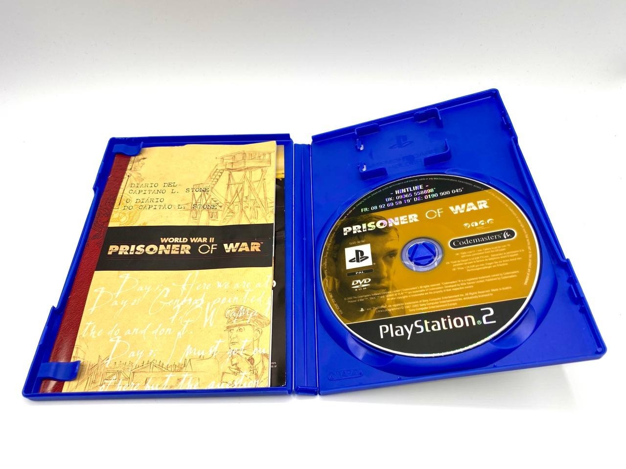 WORLD WAR 2: PRISONER OF WAR per Sony Playstation 2 PS2 PAL ITALIANO Completo