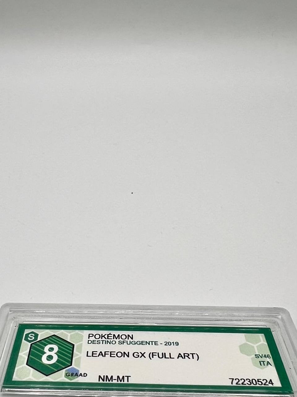 Carta Pokémon Leafeon GX SV46/SV/94 set Destino sfuggente holo Italiano Graad 8