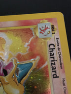 Pokemon Charizard Holo Set Base 4/102 Italiano Played Con piega Holo Vintage