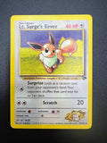 Carta Pokemon lt surge's eevee set Gym Challenge Inglese Excellent No holo