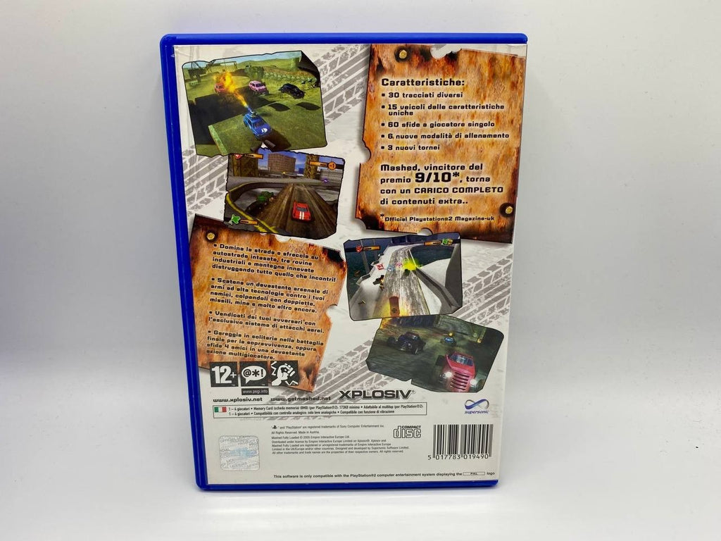 Mashed Fully loaded xplosiv ps2 Playstation Italiano Completo Funzionante