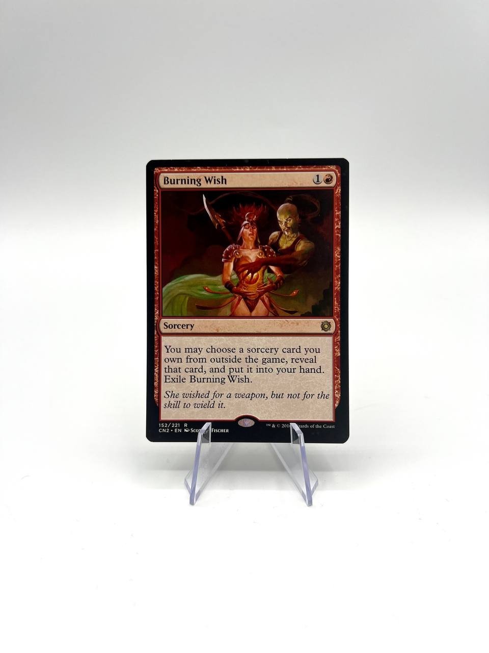 Carta MTG Burning Wish Conspiracy Rare EN Regular 152/221 Near mint no foil