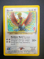 Carta pokemon Ho-oh 18/64 set Neo Revelation Inglese Excellent Vintage no holo