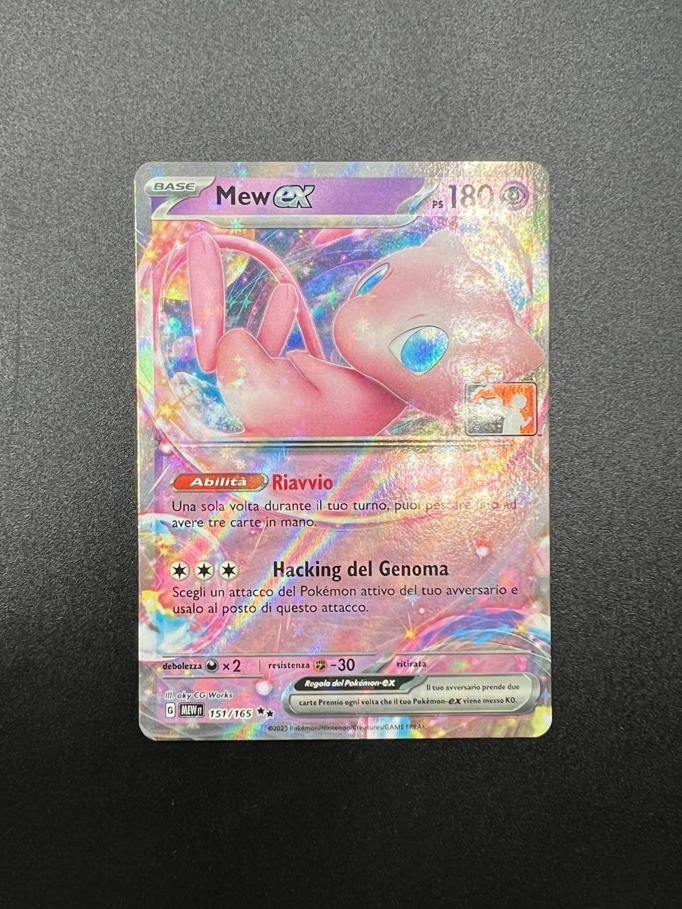 Pokémon Mew EX PPs6 MEW 151 italiano pokemon premio pack sesta serie near mint
