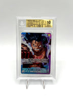 Carta Monkey.D.Luffy Alternate Art OP11-040 A Fist of Divine Speed Foil BGS 10