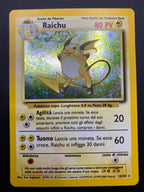 Carta Pokemon Raichu 14/102 Set Base BS Wizards Italiano Good Holo