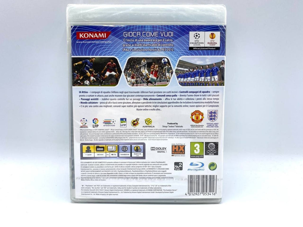 PES 2012 PS3 PLAYSTATION Funzionante completo Sigillato pal Italiano sony Konami