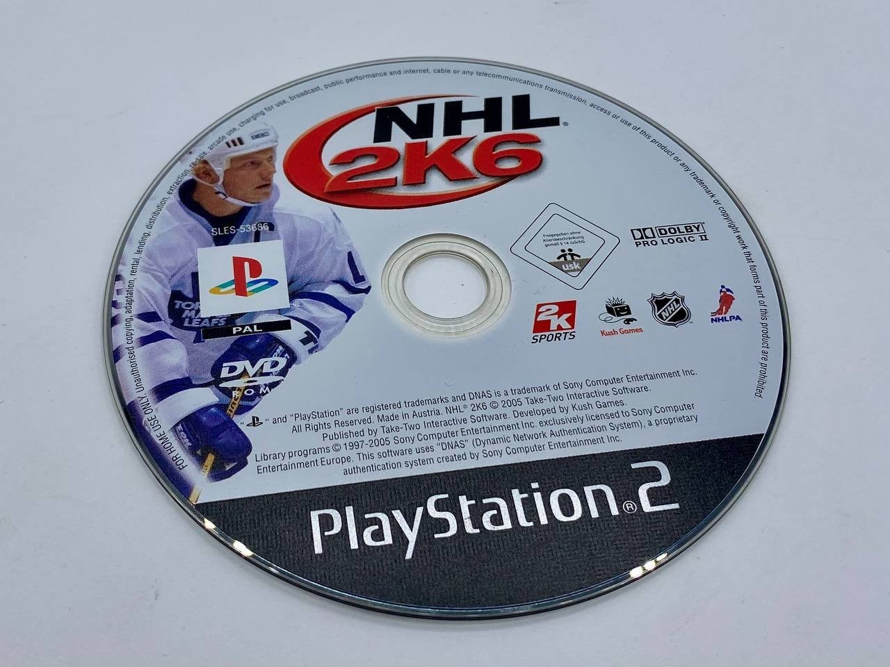 NHL 2K6 ICE HOCKEY 2006 SONY PS2 PLAYSTATION 2 ITALIANO ORIGINALE COMPLETO