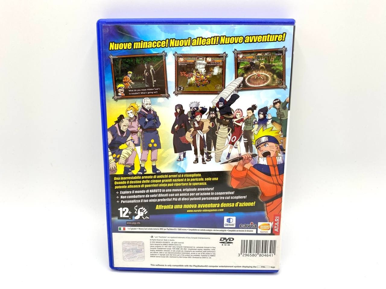 Naruto Uzumaki Chronicles 2 PlayStation 2 Ps2 ITA Italiano completo e funzionant