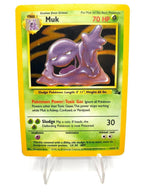 Carta Pokemon Muk 13/62 set Fossil FO Rara Holo Inglese ENG Vintage Played