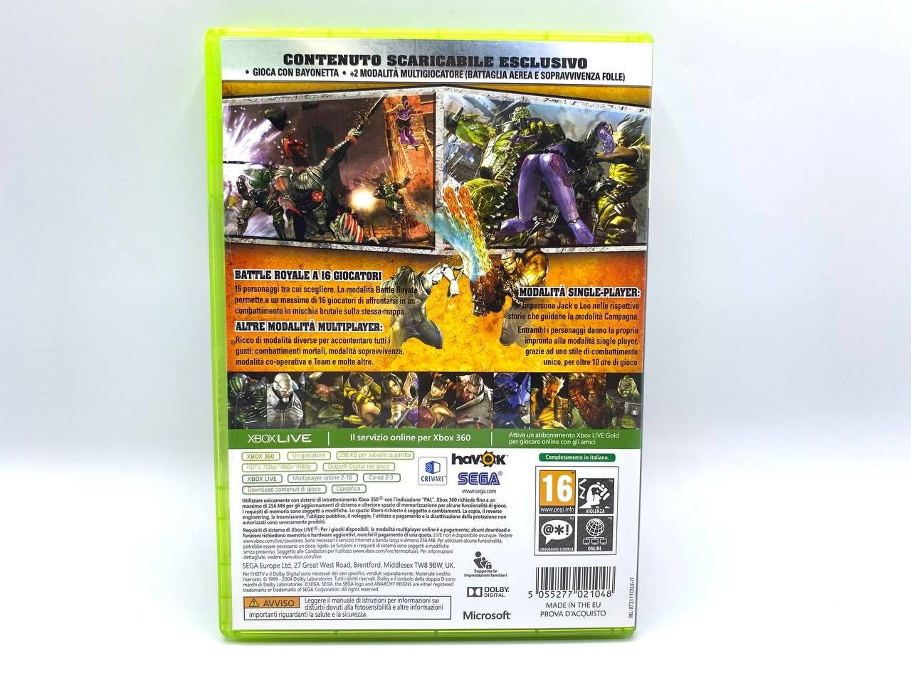 Anarchy Reigns Edizione limitata Xbox 360 Completo Funzionante Italiano