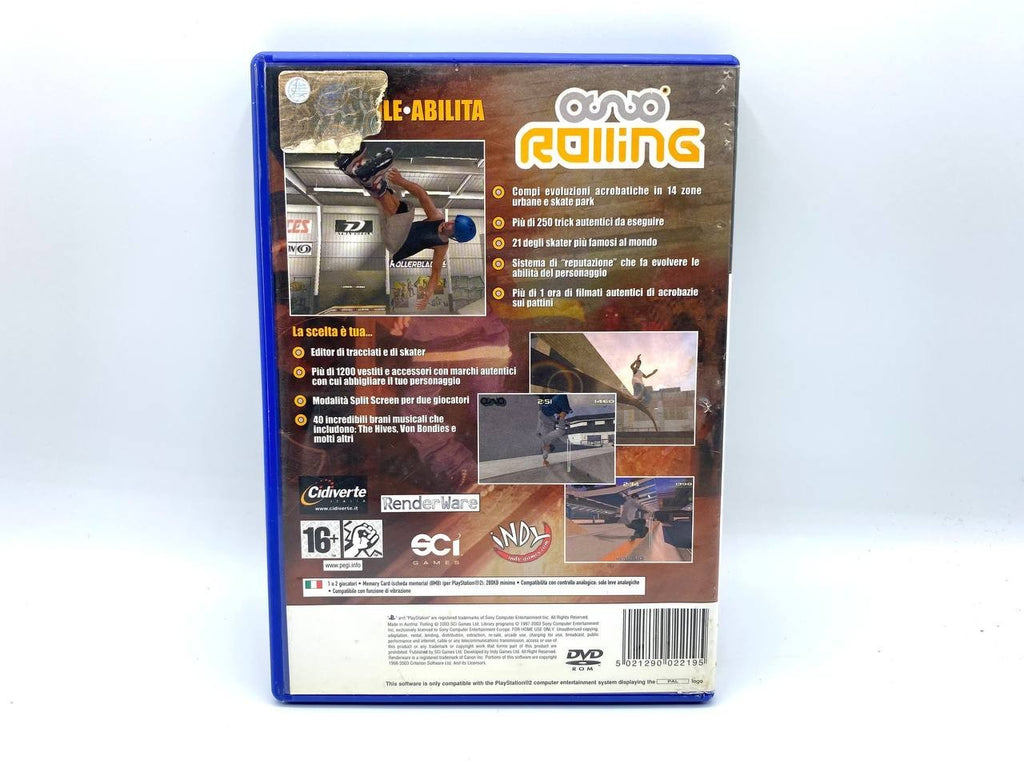 PS2 Rolling PlayStation PS2 Skating Game Italiano completo funzionante