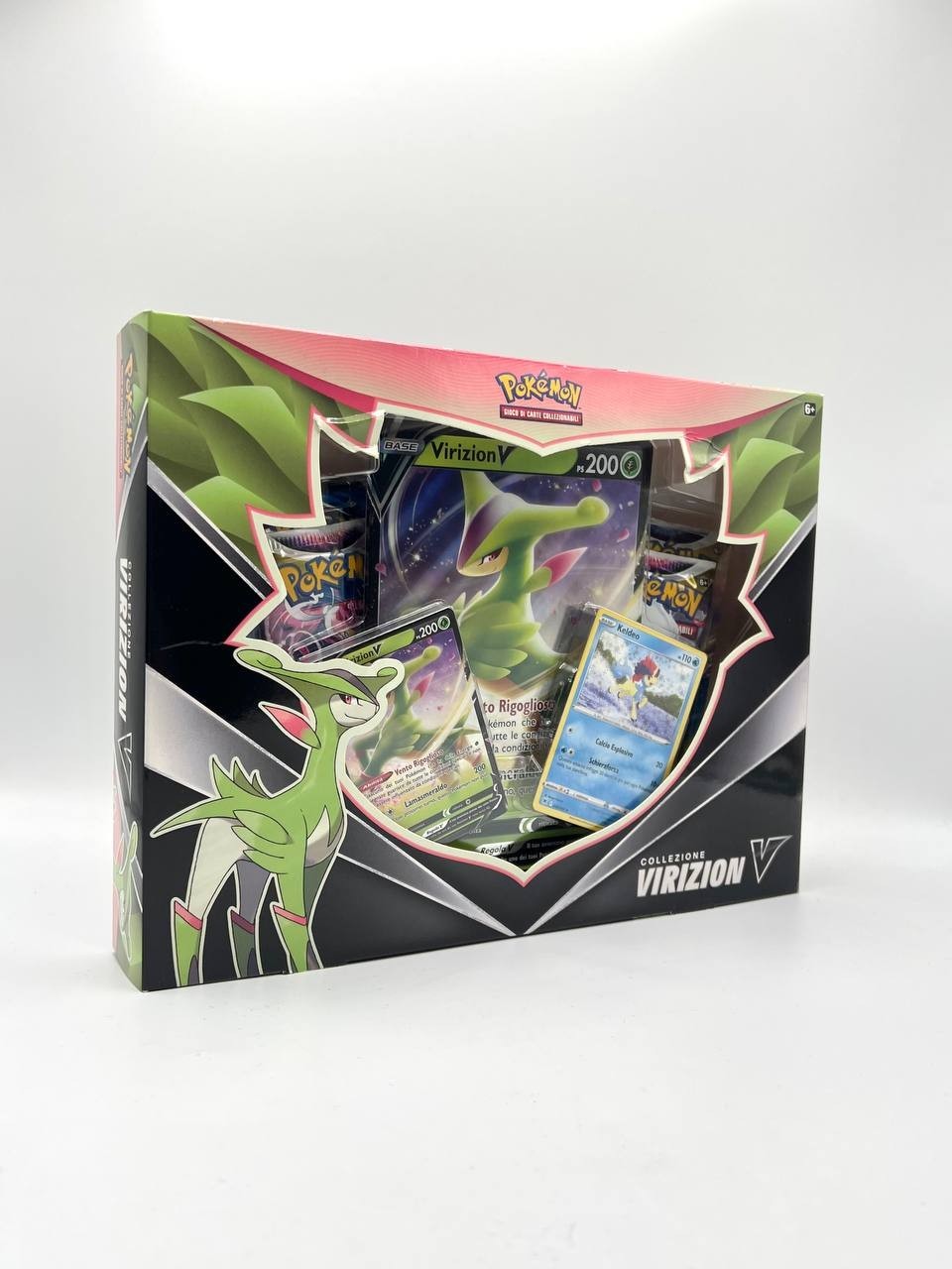 Pokemon Collezione Virizion V Sealed Italiano 4 bustine 2 carte promo