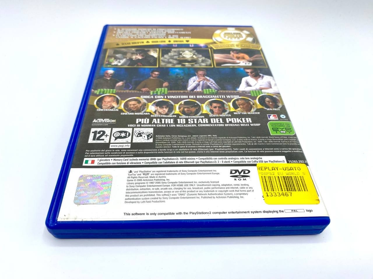 Gioco World Series Of Poker 2007 Edition Ps2 Pal Ita Usato Funzionante Completo