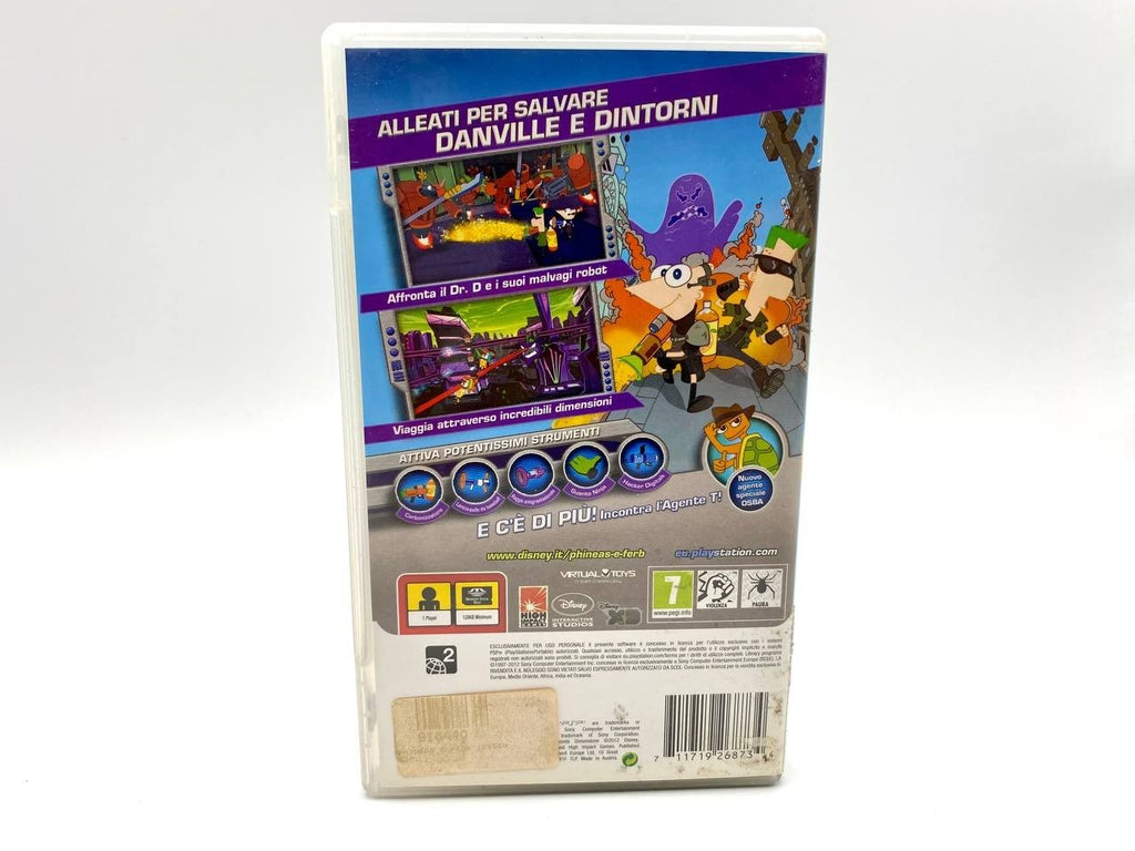 Phineas e Ferb Sony PSP Gioco Videogioco Usato Completo Funzionante Italiano