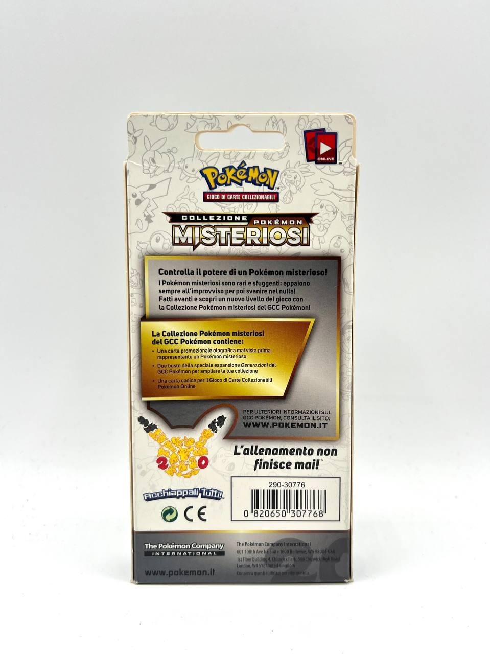 Collezione 20th pokemon misteriosi Promo jirachi sealed Italiano