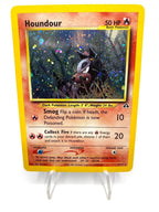 Carta Pokemon Houndour 5/75 set Neo Discovery Holo Vintage Near mint ENG