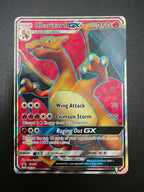 Carta Pokemon Charizard GX Black star Promo SM60 Holo Full art Inglese Excellent