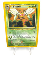 Carta Pokemon Beedrill 18/75 set Neo Discovery NDI Played ENG Vintage No holo