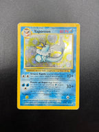 Pokemon Vaporeon 12/64 Jungle Rara Holo Unlimited Wizards ITA Carte Vintage