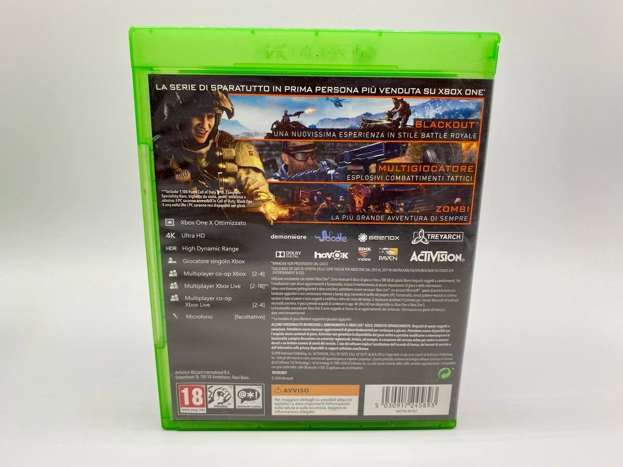 GIOCO XBOX ONE XBOXONE CALL OF DUTY BLACK OPS 3 Specialist edition Completo ITA