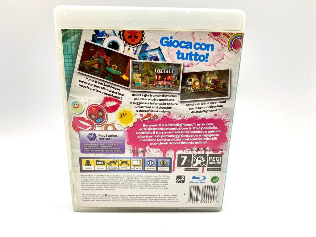 Videogioco Little big planet ps3 Playstation Italiano completo Funzionante