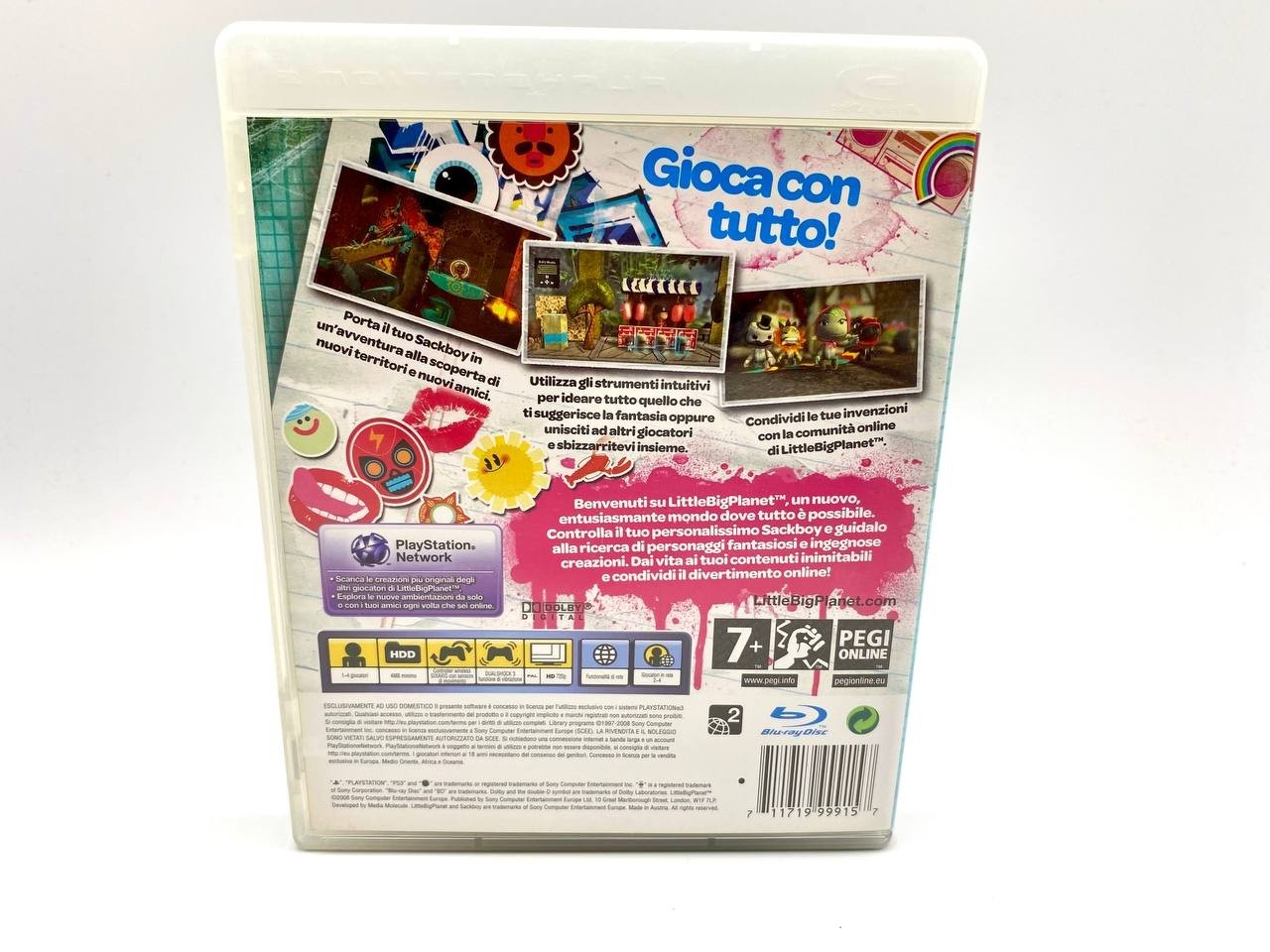 Videogioco Little big planet ps3 Playstation Italiano completo Funzionante