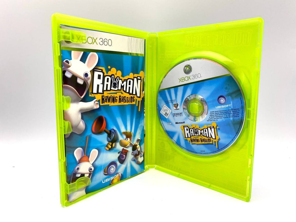 Rayman Raving Rabbids Microsoft Xbox 360, 2007 Completo Funzionante Italiano