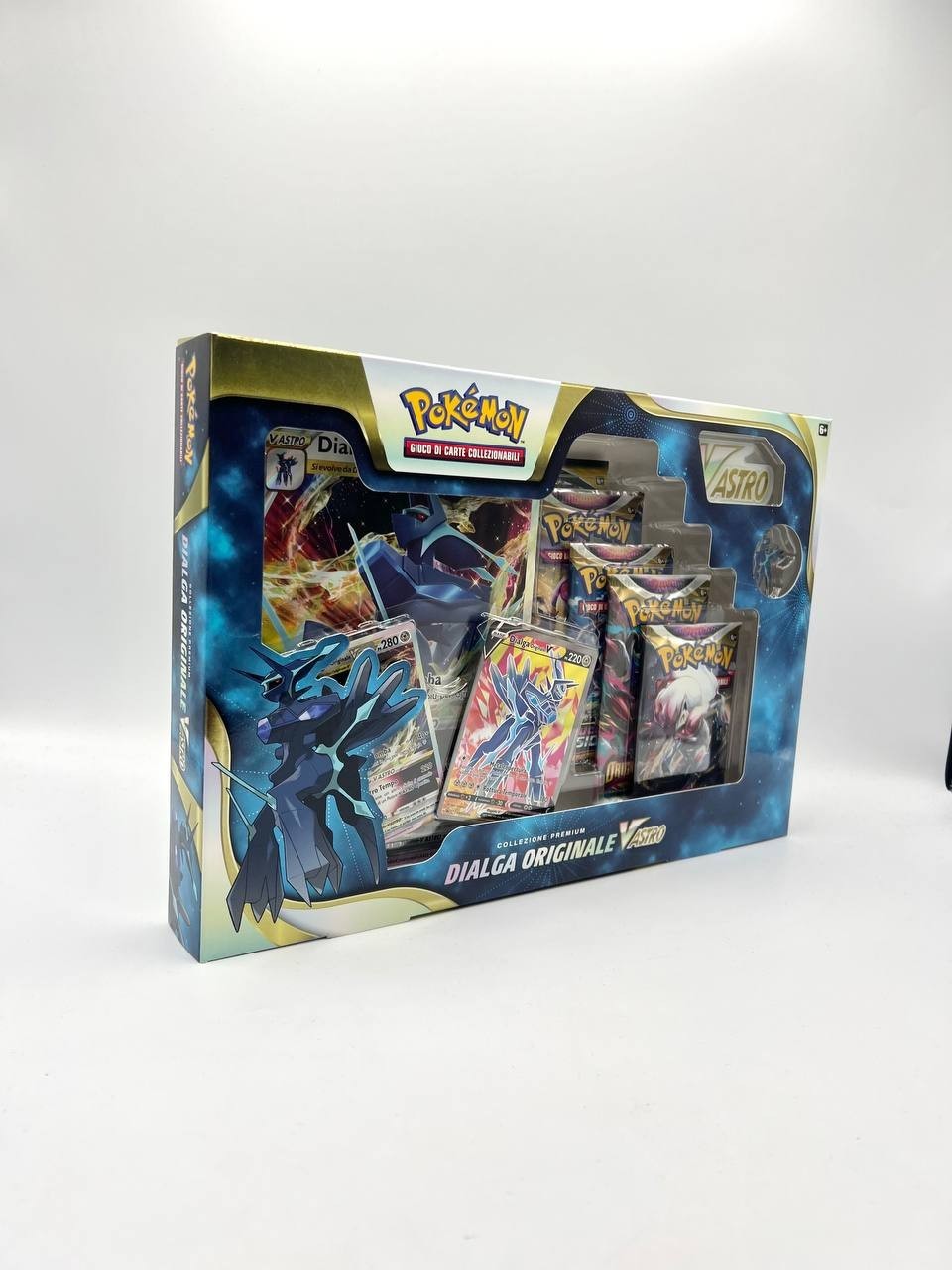 POKÉMON collezione  premium DIALGA ORIGINALE V ASTRO SIGILLATO SEALED Italiano