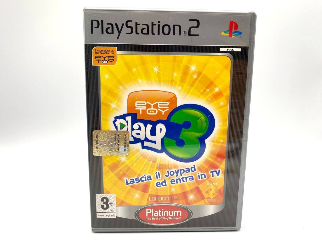 EYE TOY PLAY 3 KINETIC  VIDEOGIOCO PLAY STATION 2 Funzionante Italiano Completo
