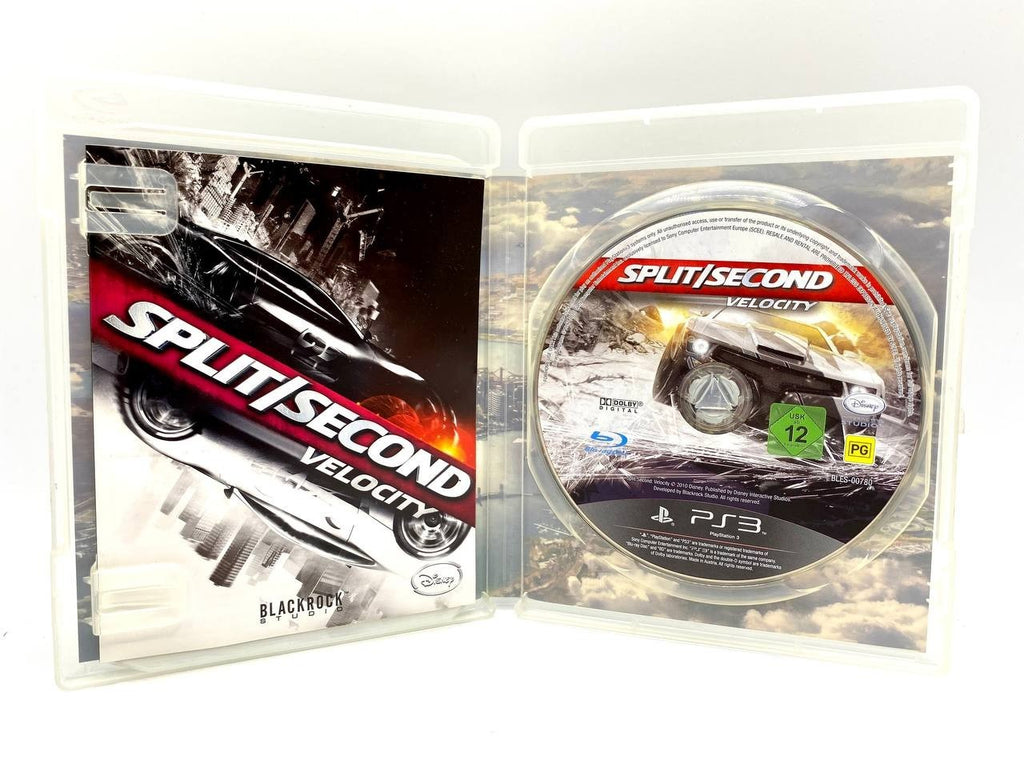 PS3 SPLIT SECOND VELOCITY PLAYSTATION 3 ITA Italiano completo e funzionante