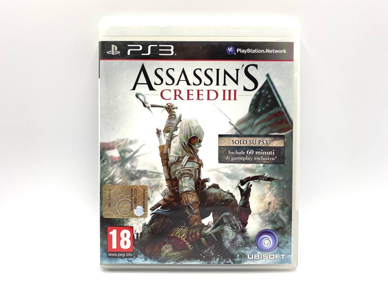 ASSASSIN'S CREED III 3 PS3 SONY PlayStation 3 gioco Italiano ITA Completo