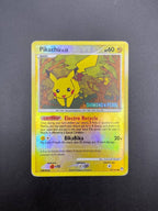 Pokemon Pikachu LV.15 94/123 Mysterious Treasures NM Poor Reverse Holo Vintage