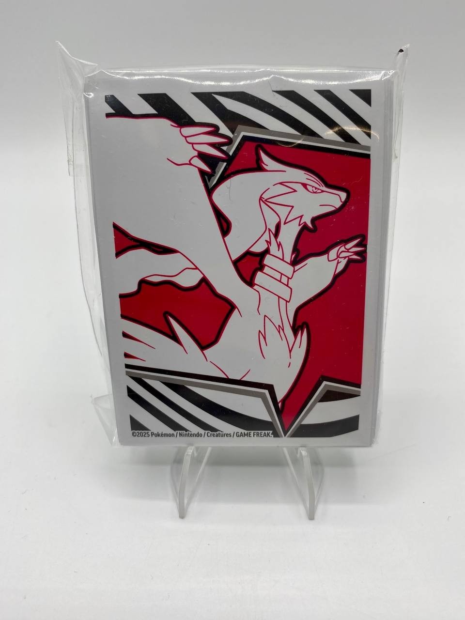 Confezione 65 Sleeves Protettive Pokemon tcg ETB Fuoco bianco Sealed