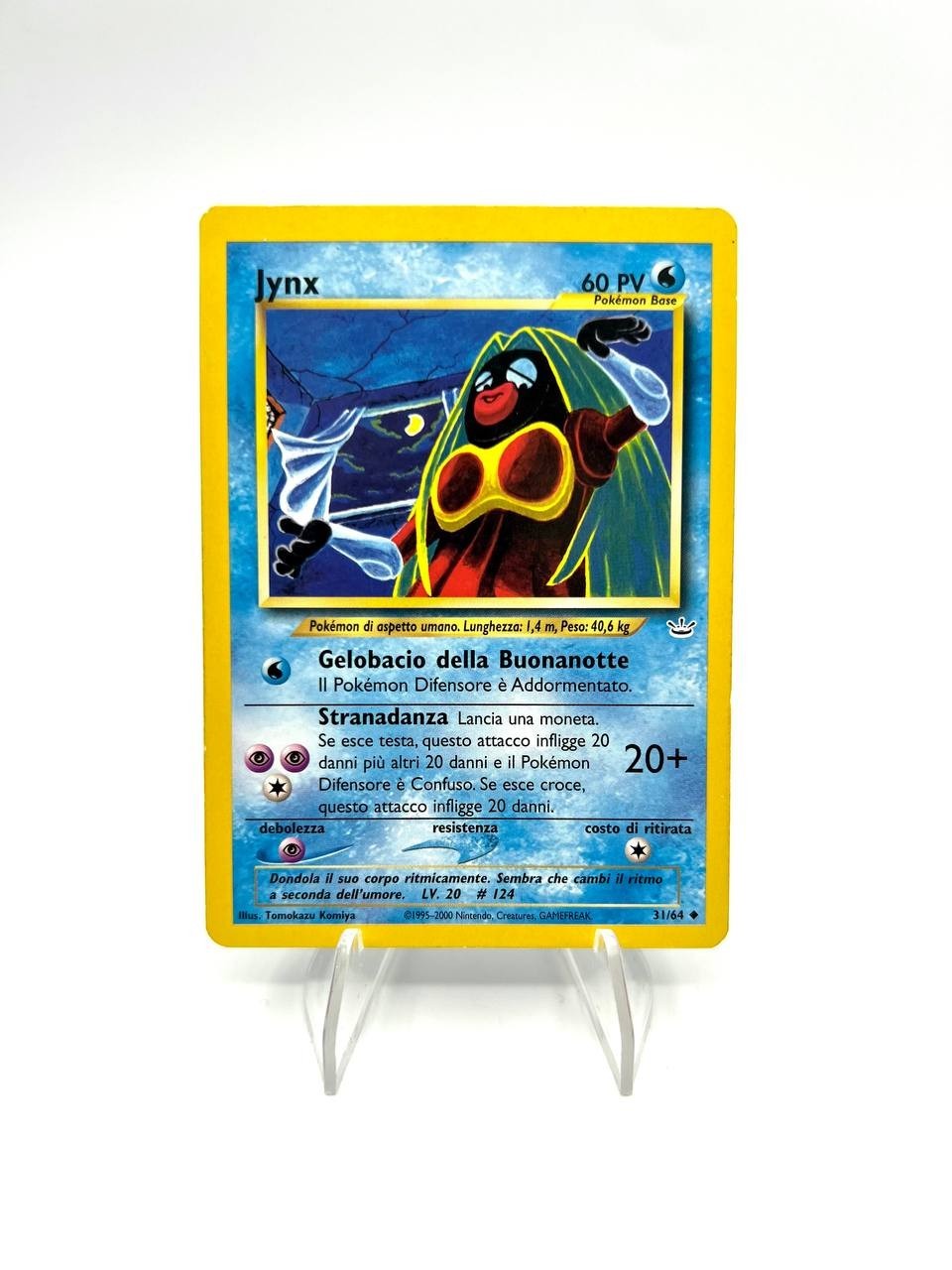 carta pokemon Jynx 31/64 set Neo Revelation Excellent vintage No holo Italiano
