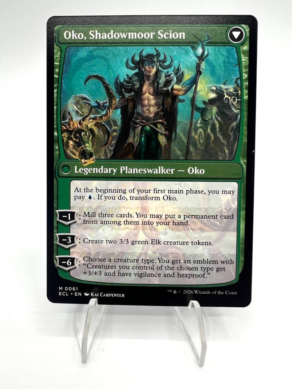 Carta magic the gathering Oko, Lorwyn Liege Lorwyn ECL Eclipsed 0061 NM ENG